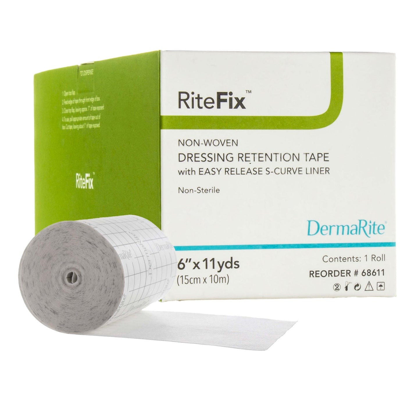 TAPE, RITE FIX RETENTION DRESSING 6"X11 YDS (1/BX) DERMRT