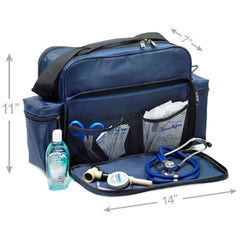 TOTE, MEDICAL HOME HEALTH NYLON NVY 14X11X7"