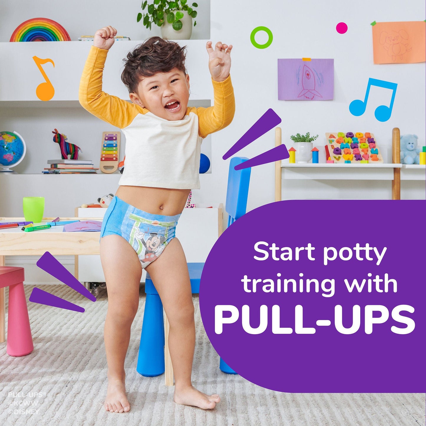 PANTS, TRAINING PULL-UPS LEARNING DESIGN BOY 2T-3T (74/CS)