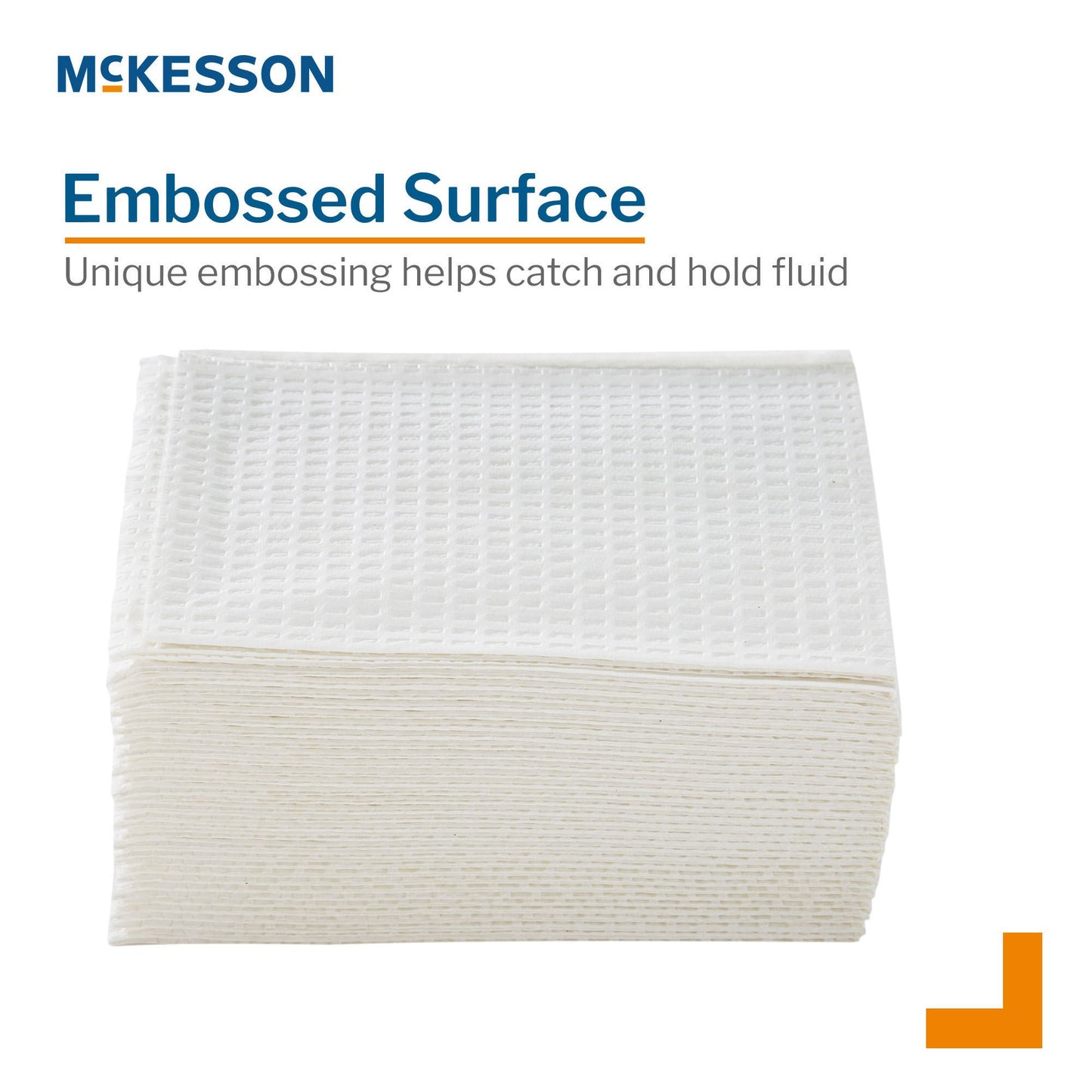 TOWEL, PRO 2PLY POLY WHT 13X18(250/CS)