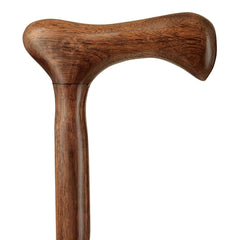 CANE, WOOD WALKING TWISTED WALNUT 37"