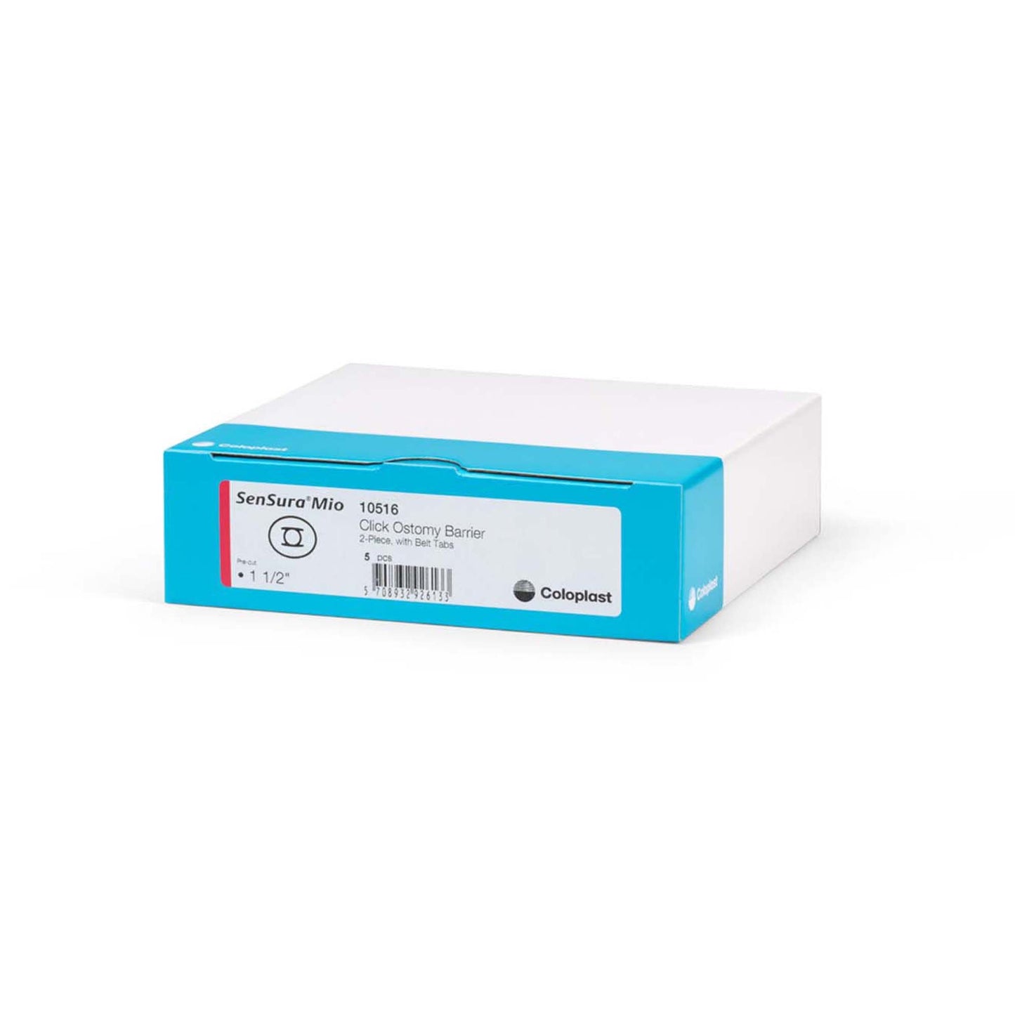 BARRIER, SKN MIO CLCK 2PC N/CNVX STD W/TAB 50MM 1 1/2" (5/BX