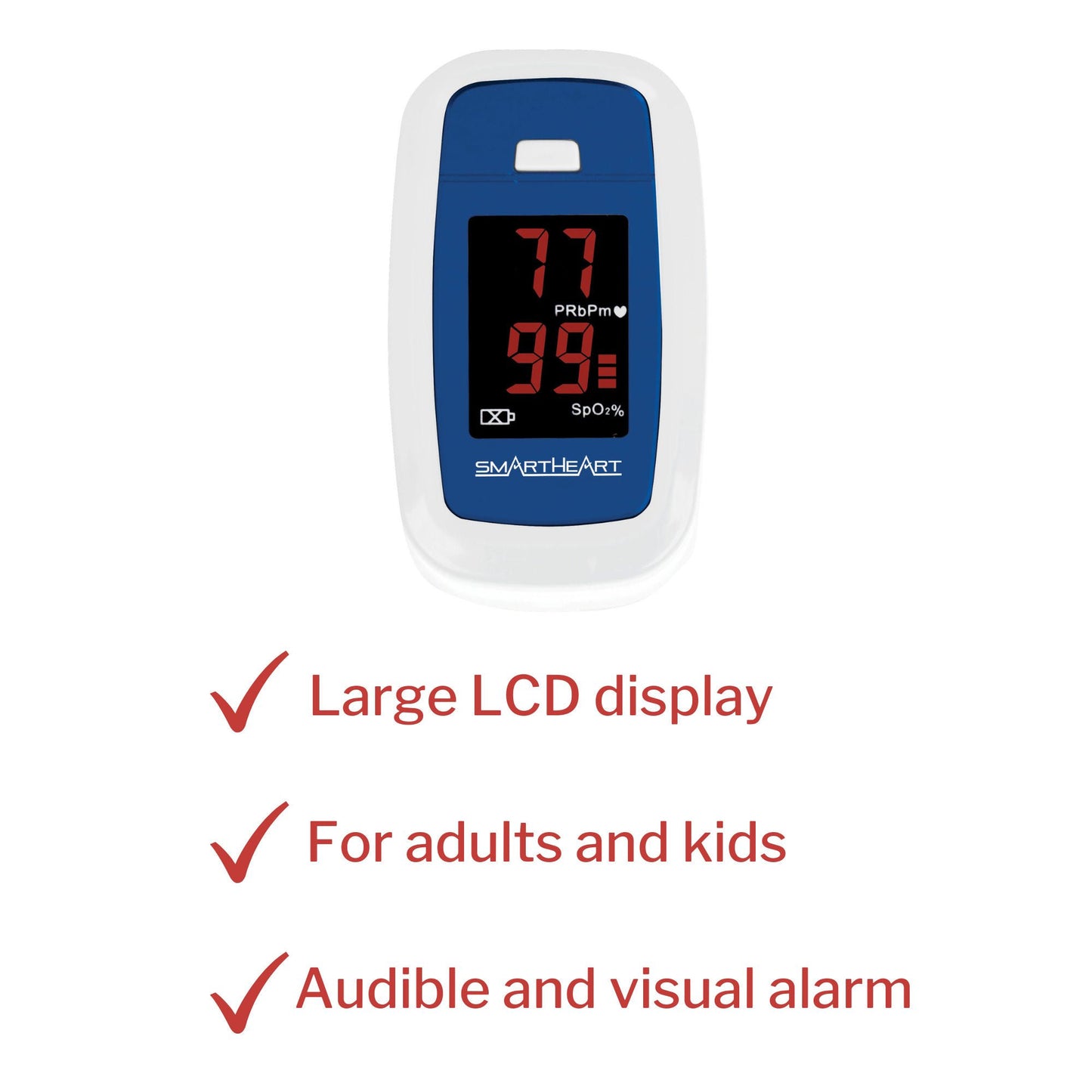 OXIMETER, PULSE SMARTHEART ECONOMY (48/CS)
