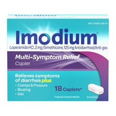 IMODIUM, CAP MULTI-SYMPTOM RELIEF 2MG/125MG (18/BX)