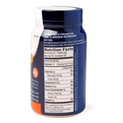 TRUE PLUS GLUCOSE, TAB ORG 4GM(50/BT 12BT/CS)