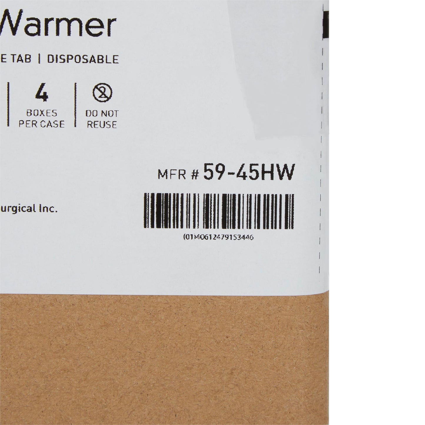 WARMER, HEEL INF 3.75"X5.5" LF(25/BX 4BX/CS)