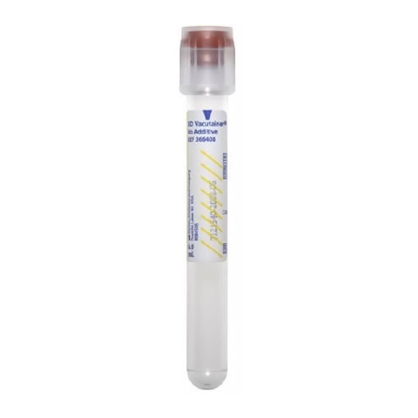 TUBE, BLD COL PLAIN CLR 6ML PET VACUTAINER (100/BX)