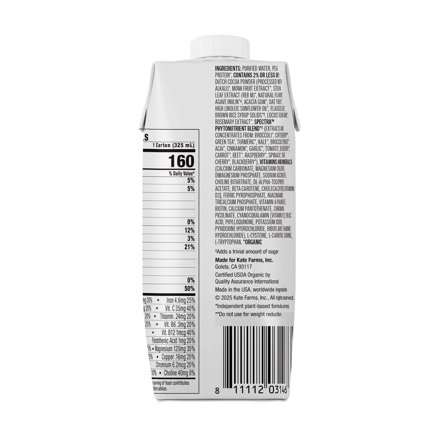 SHAKE, NUTRITION HIGH PROTEIN CHOC 325ML (12/CS)