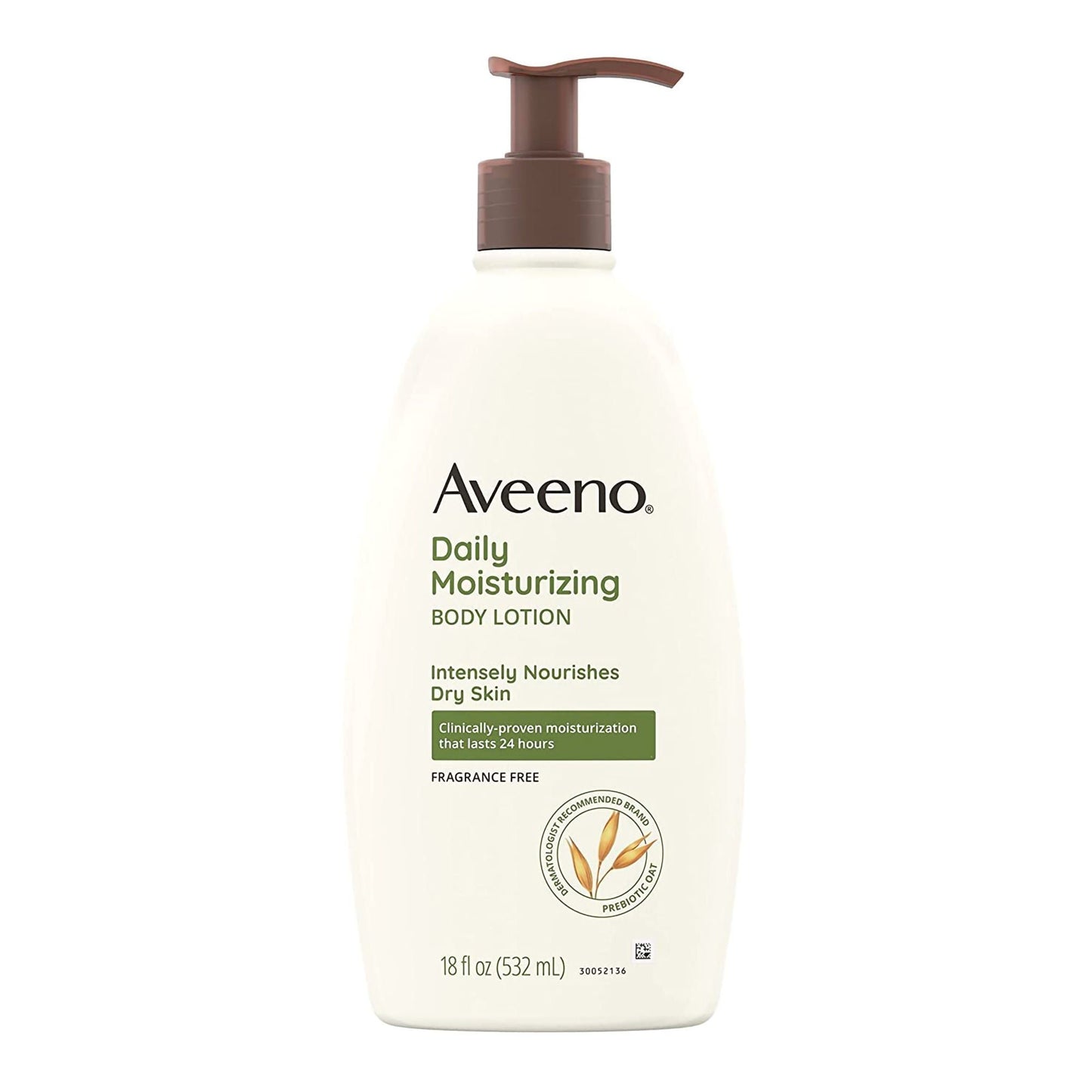 AVEENO, LOT DAILY MOISTURIZINGFRAGRANCE FREE 18OZ