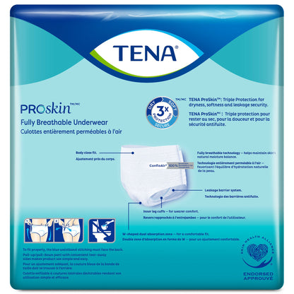 UNDERWEAR, TENA EXTRA PROTECTIVE XLG (12/BG 4 BG/CS)