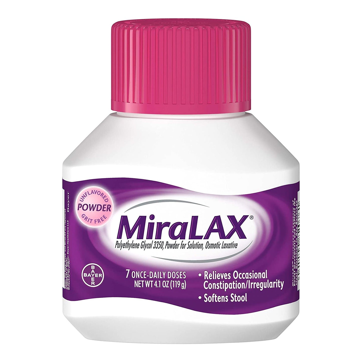 MIRALAX, PDR 7DOSE 4.1OZ 9MSDCC