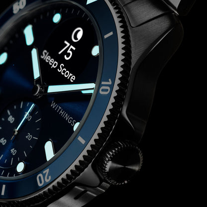 SMARTWATCH, HEART HEALTH HYBRID SCANWATCH NOVA BLU 42MM