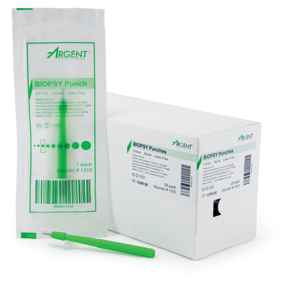 PUNCH, BIOPSY DISP STR 2.5MM (25/BX 4BX/CS)