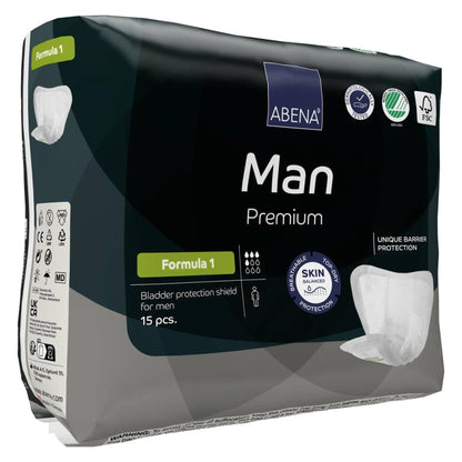 PAD, INCONT ABENA PREM ADLT MLFORMULA 1 (15/PK 12PK/CS)