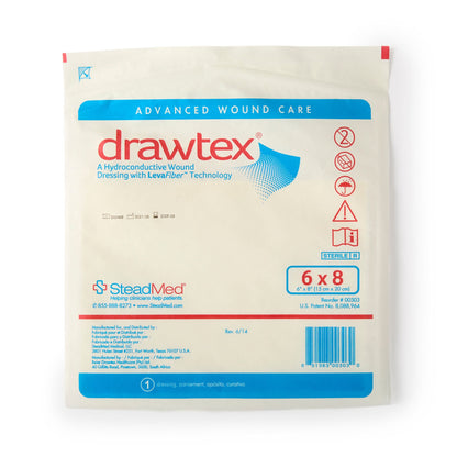 DRESSING, WND W/LEVA FIBER 6X8(10/BX) SWISAM