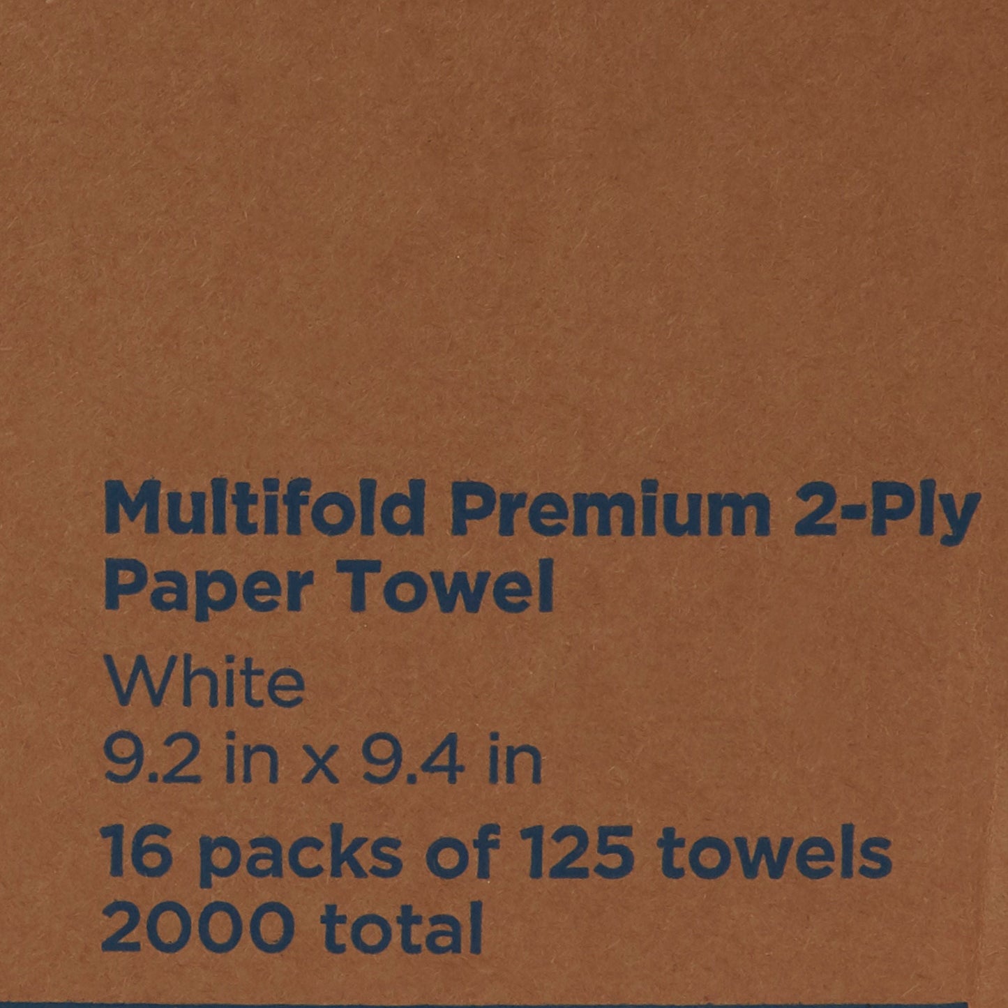 TOWEL, PAPER MULTI-FOLD 2PLY WHT (125/EA 16EA/CS)