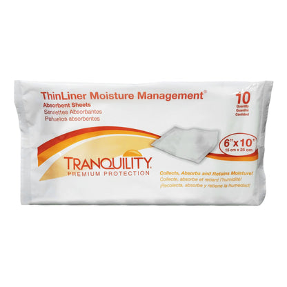 SHEET, TRANQUILITY THINLINER ABSRB DISP 6"X10" (10/PK 20PK/C