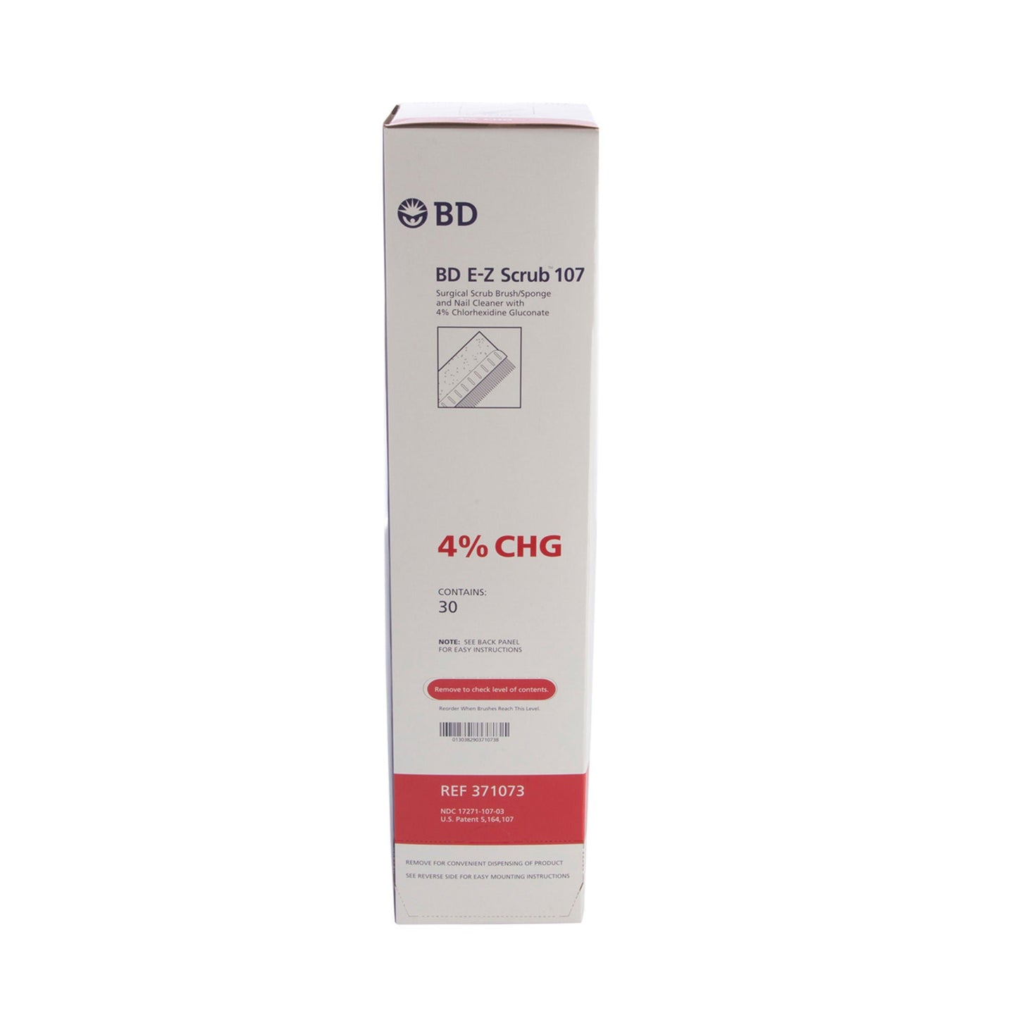 SCRUBBRUSH/SPONGE, 4%CHG (30/BX) BD