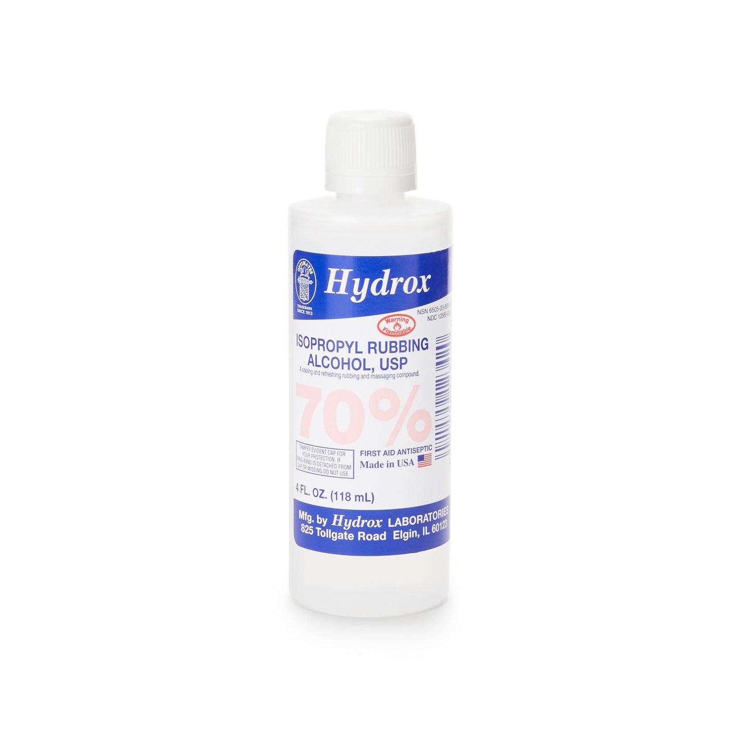 ALCOHOL, ISOPROPYL 70% 4OZ (60/CS)