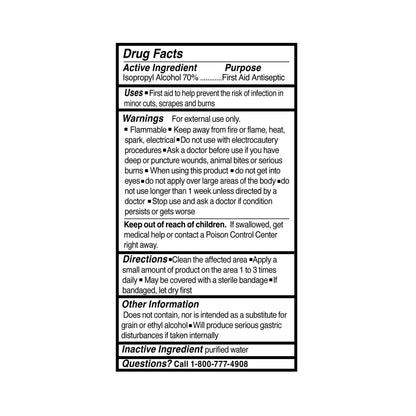 ALCOHOL, ISOPROPYL 70% QT (12/CS)