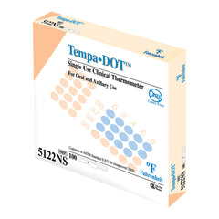 THERMOMETER, ORAL TEMPA DOT N/S (100/BX 20BX/CS)