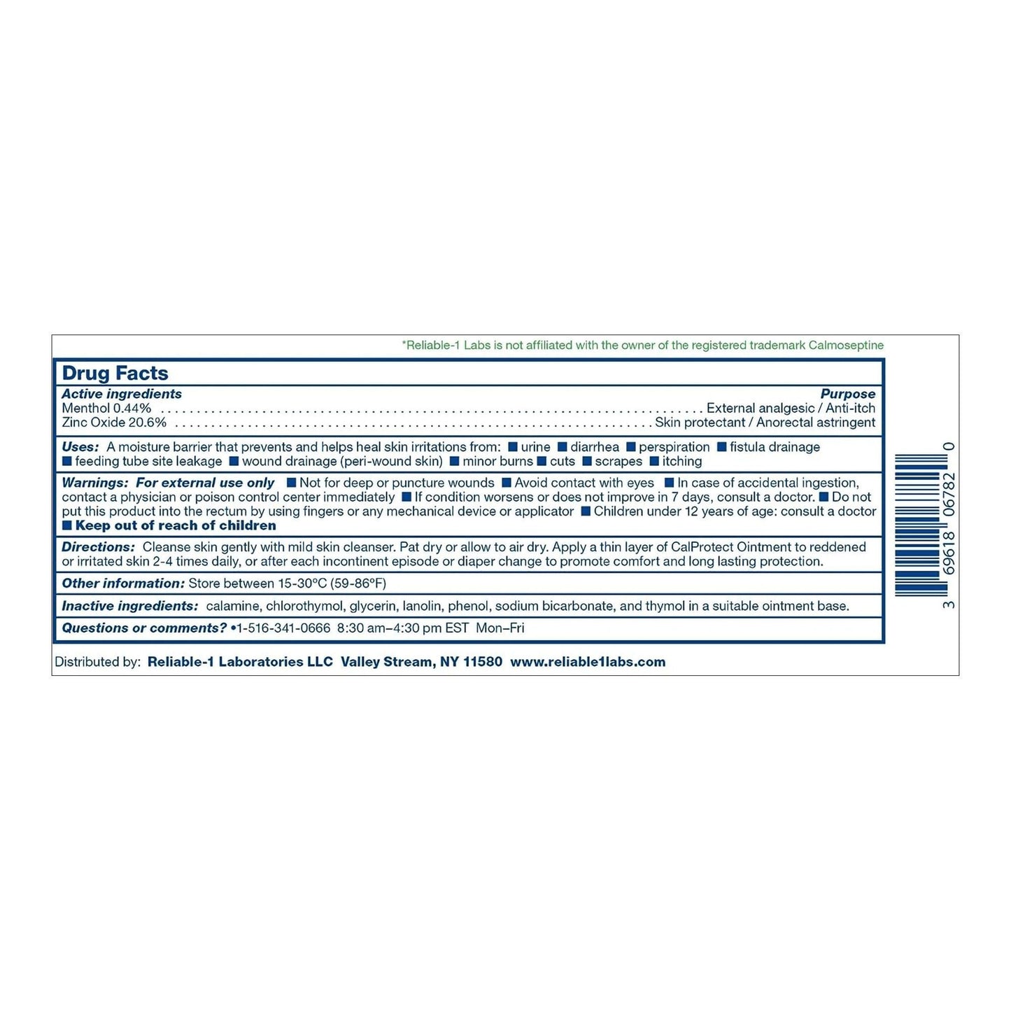 CALPROTECT, OINT 0.44-20.6% 4OZ