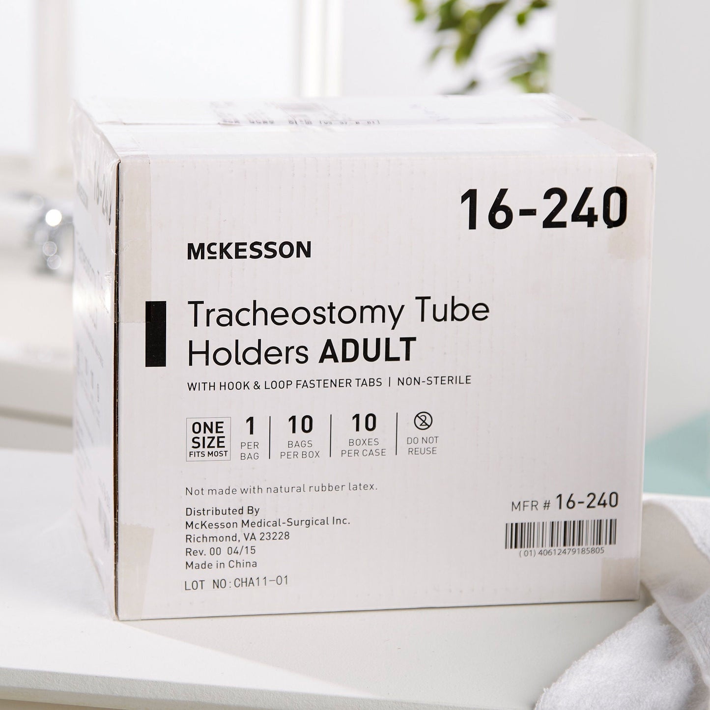 HOLDER, TRACH TUBE LF (10/BX 10BX/CS)