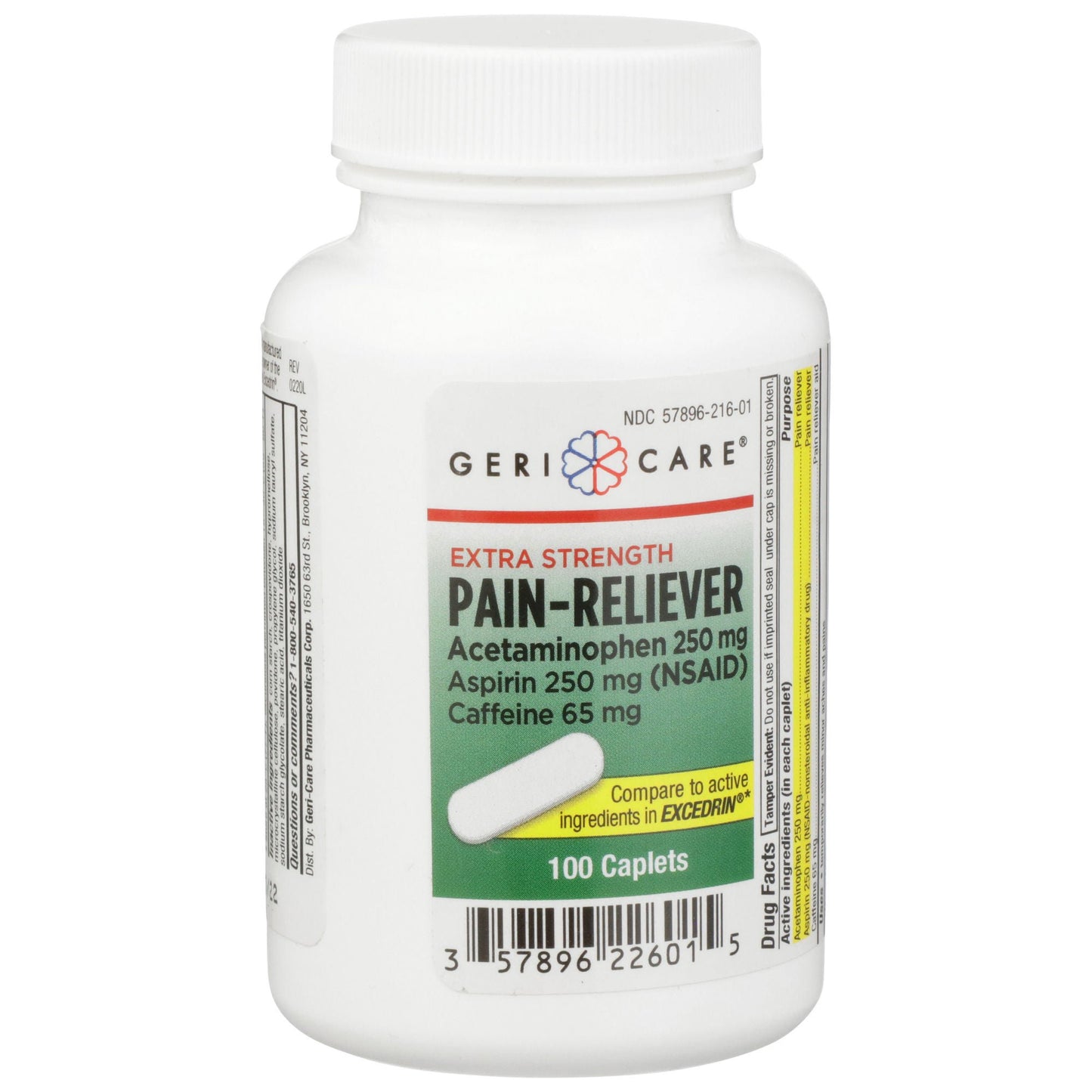 PAIN RELIEF XS, EXCEDRIN TAB (100/BT 12BT/CS)