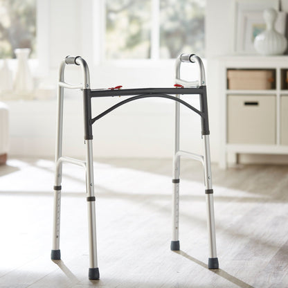WALKER, DUAL FOLDING ADLT 350LBS (4/CS)