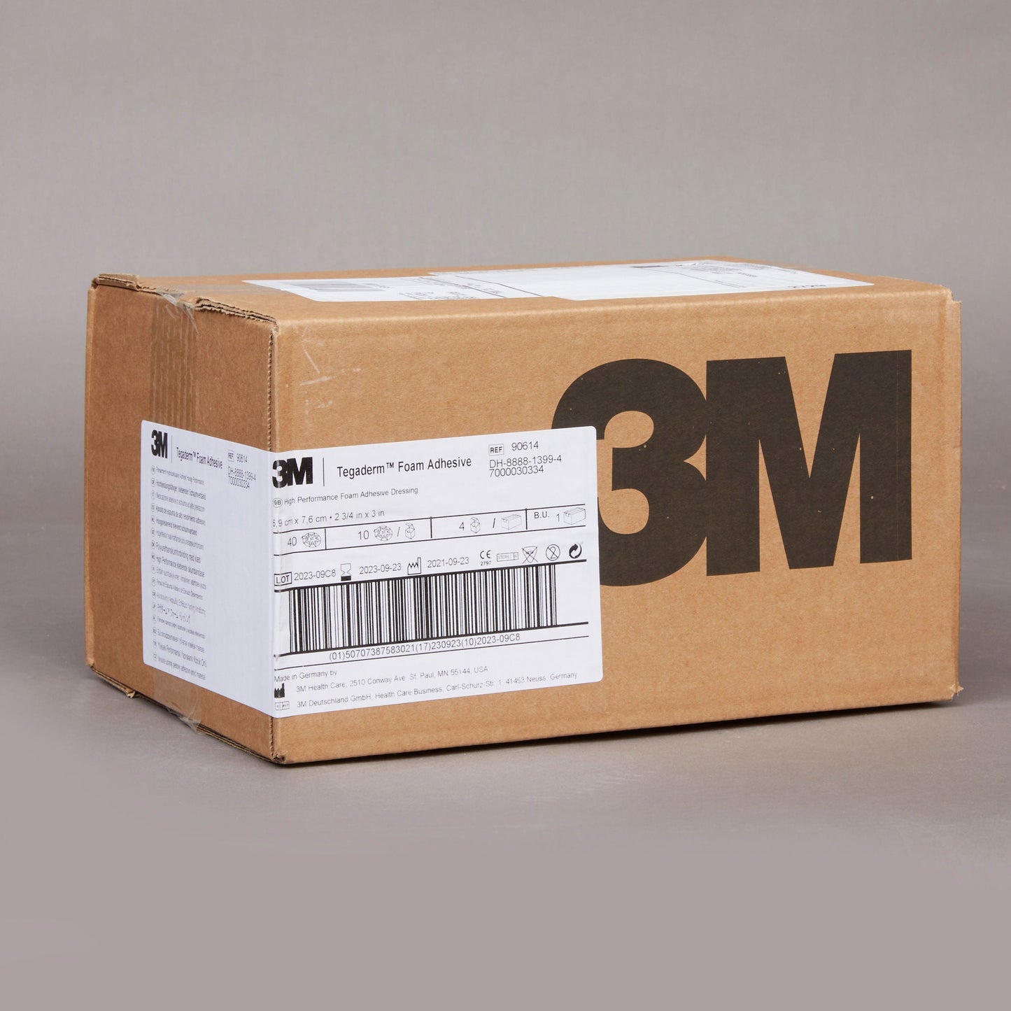 DRESSING, TEGADERM FOAM OVL 2 3/4"X3" (10/BX 4BX/C 3M