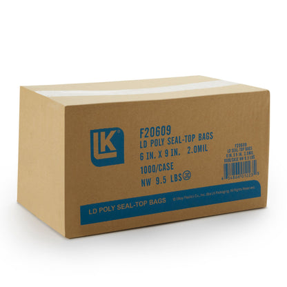 BAG, ZIPLOCK 2ML 6"X9" (100/PK10PK/CS)
