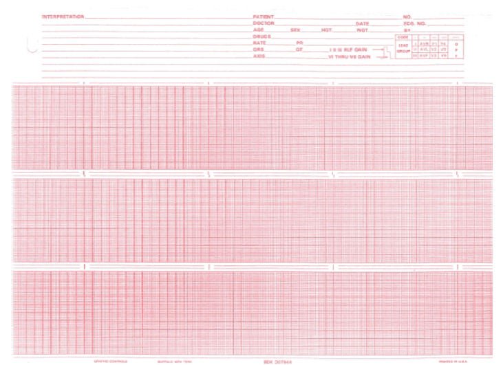 PAPER, ECG F/007944 8.5"X150' (20RL/CS)