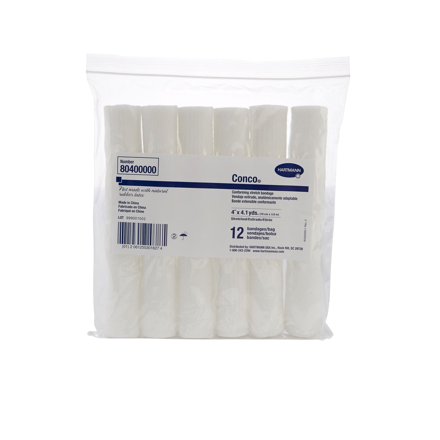 BANDAGE, CONFORM STRETCH 4"X4.1YDS (12/BG 8BG/CS)