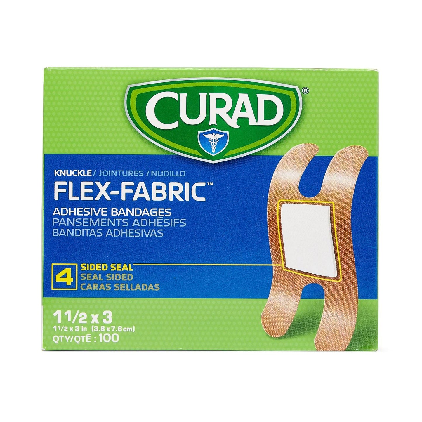 BANDAGE, KNUCKLE ADHSV LF (100/BX 12BX/CS)