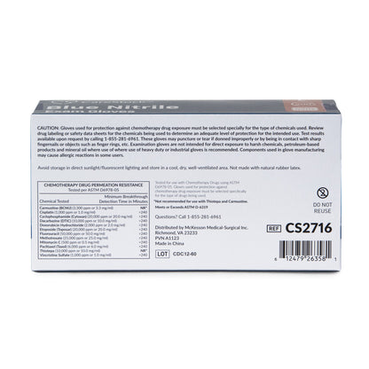 GLOVE, EXAM NTRL LG N/S CHEMO (200/BX 10BX/CS)