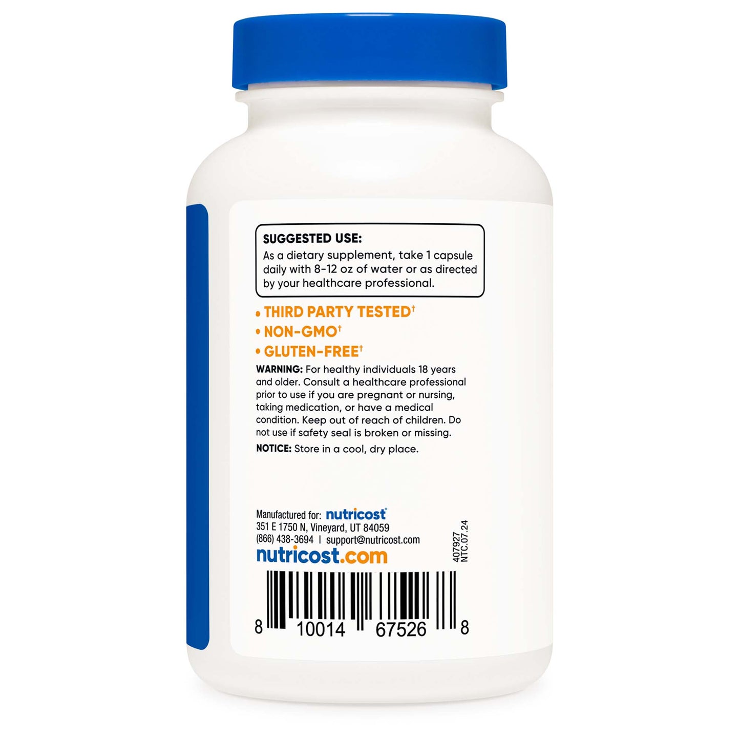 VITAMIN, CAP BIOTIN 10MG (240/BT 12BT/CS)