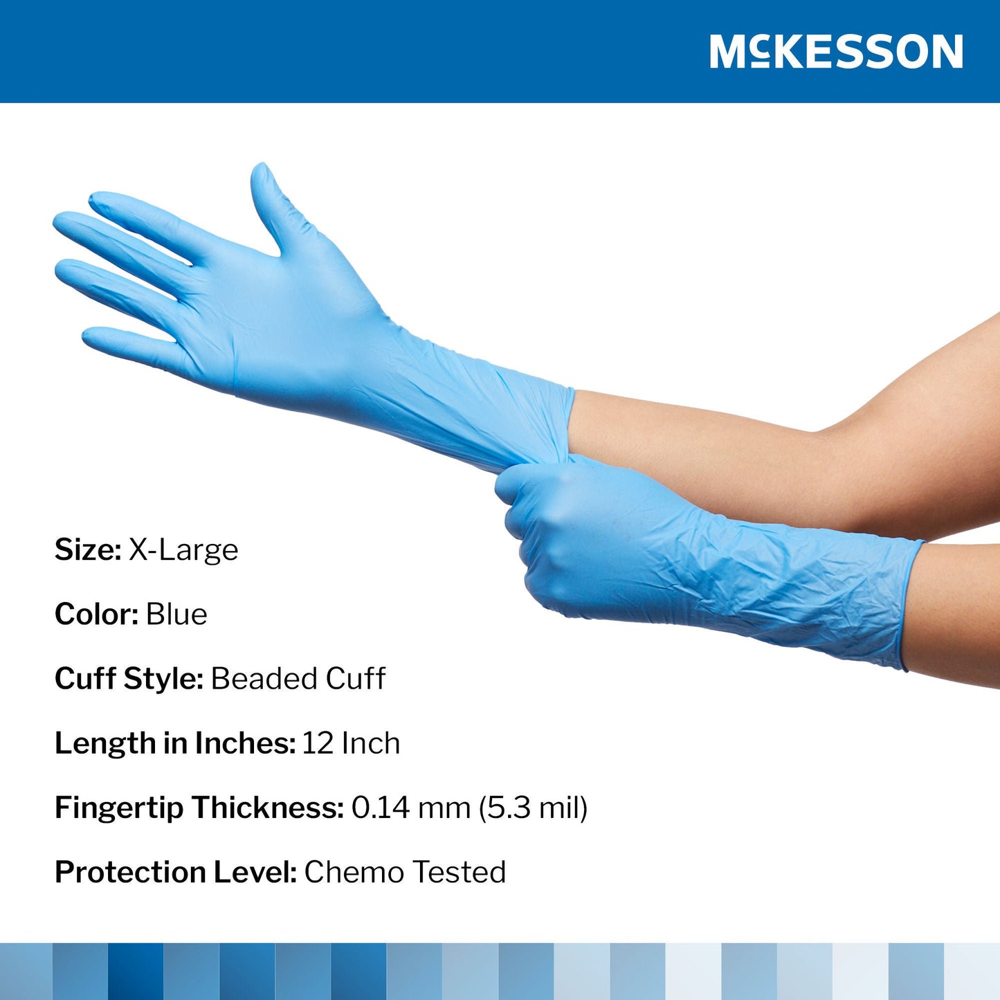 GLOVE, EXAM NTRL XL N/S EXTCF CHEMO 6.5CX (100/BX 10BX/CS)