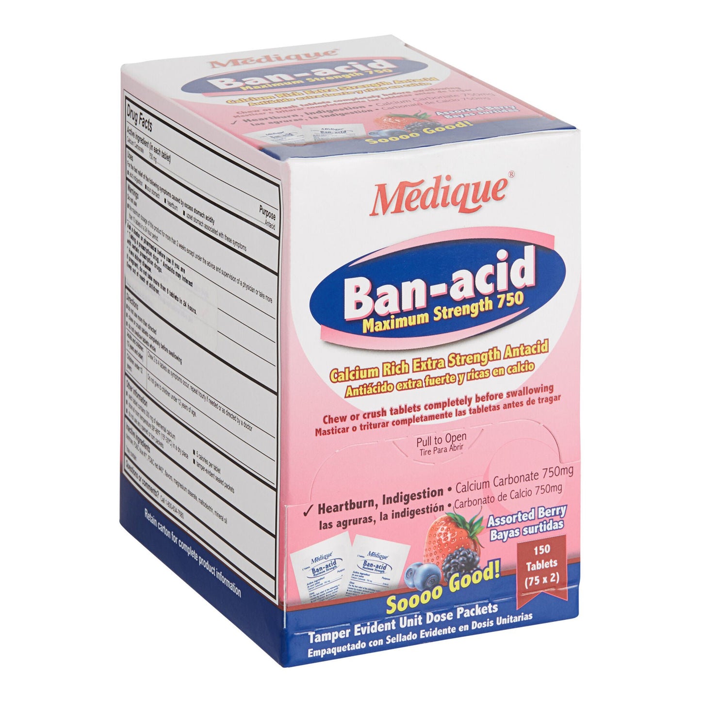 BAN-ACID, TAB CHEW MAX STRENGTH (2/PK 75PK/BX)
