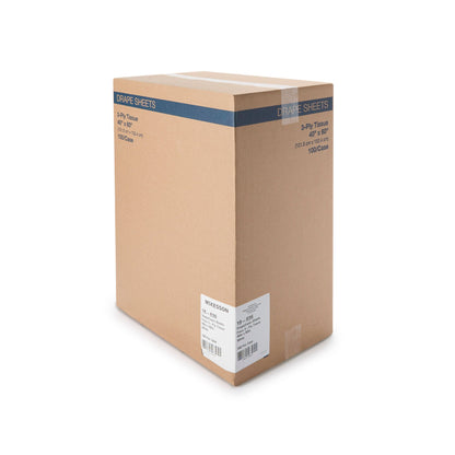 SHEET, DRAPE 3PLY WHT 40X60 (100/CS)