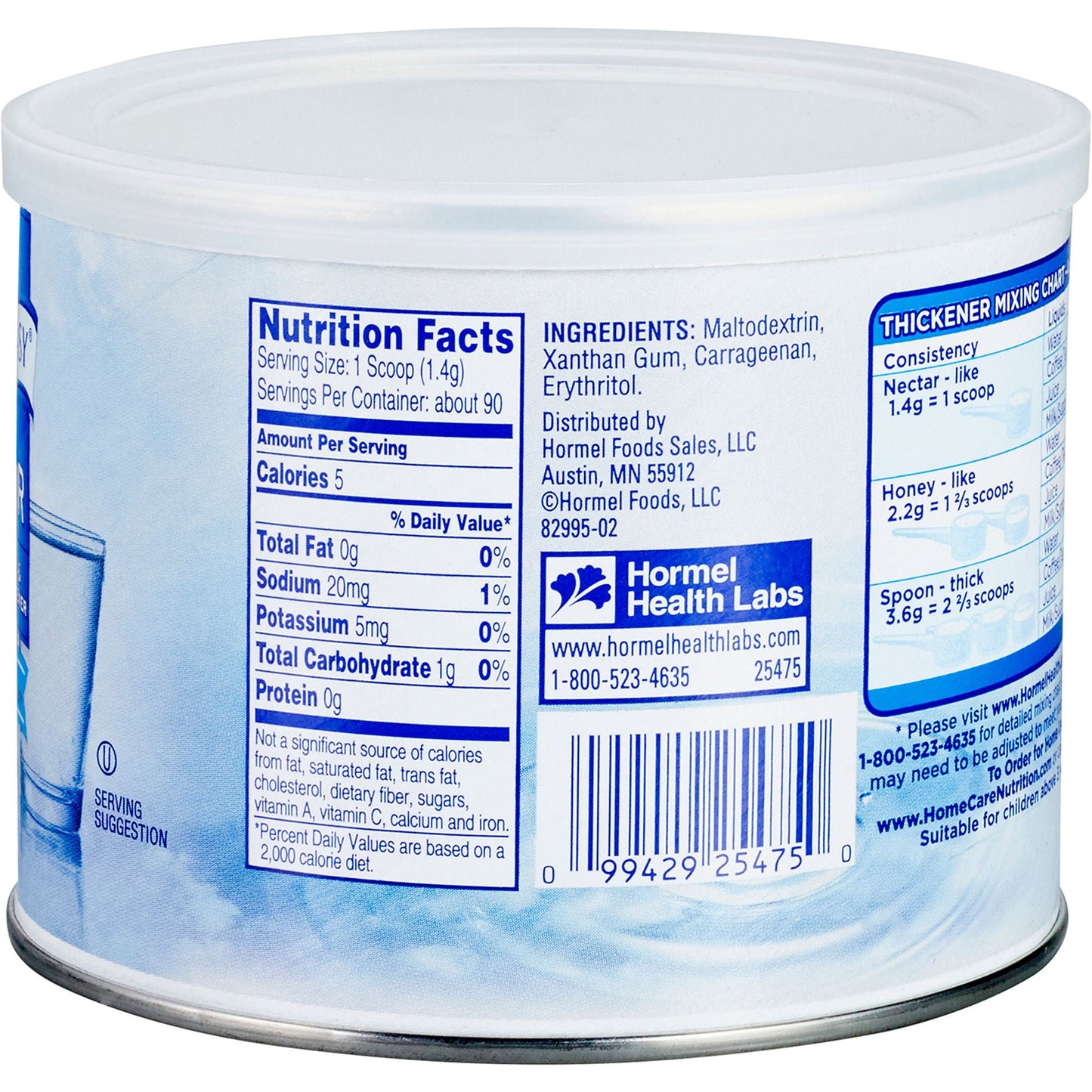 THICK-N-EASY, CLEAR THICKENER 4.4OZ (4/CS)