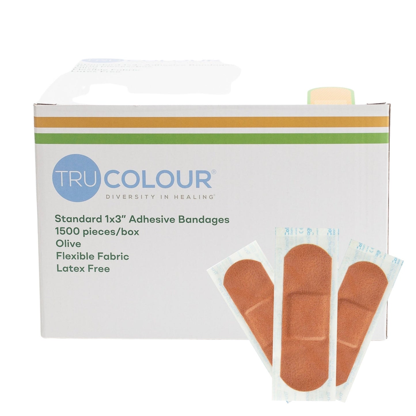 BANDAGE, ADH REFILL SKIN TONE OLIVE (1500/BX 4BX/CS)