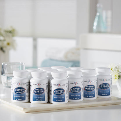 OYSTER SHELL CALCIUM, TAB 500MG +VITMN D3 200IU (60/BT)