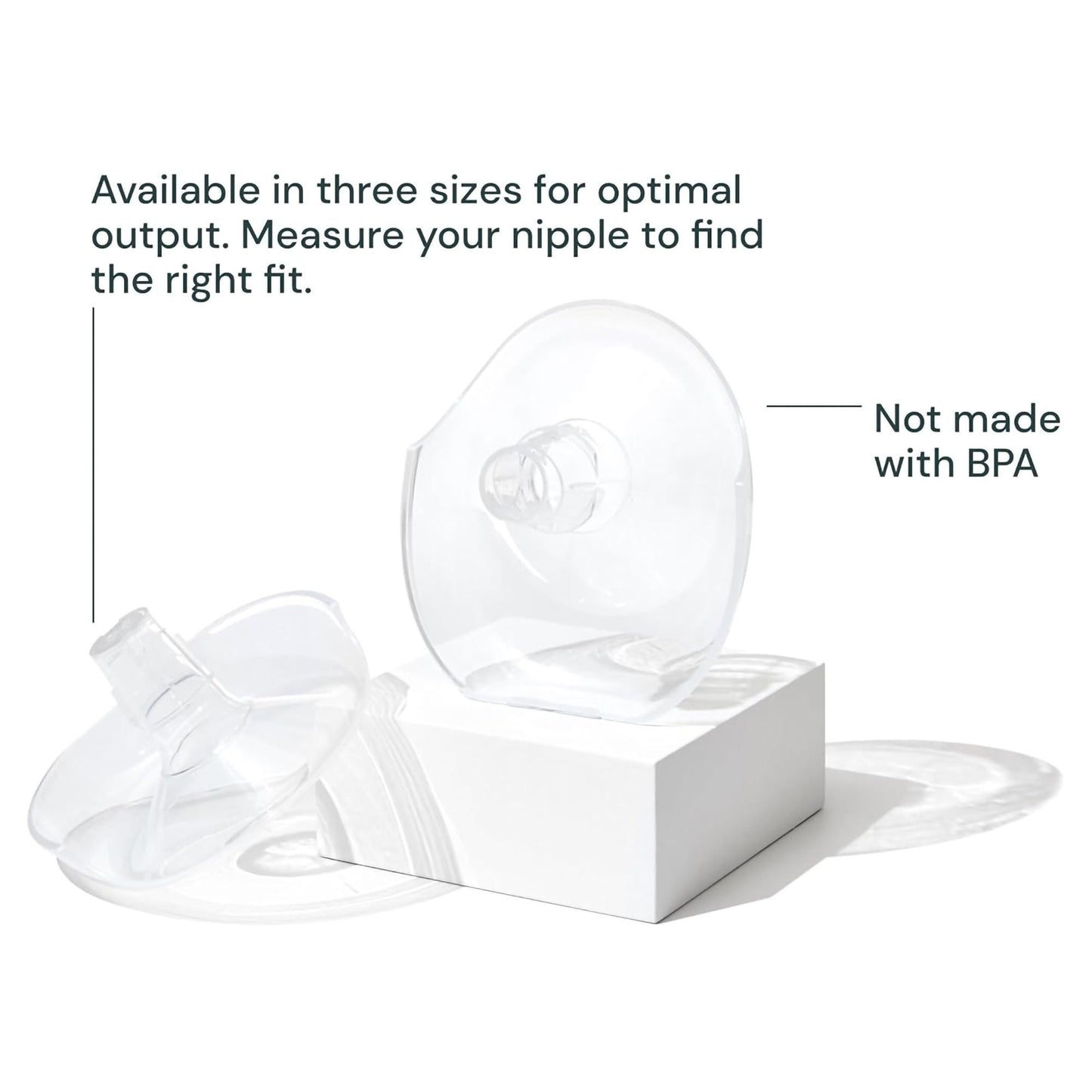 FLANGE SET, BREAST PUMP WILLOWGO WEARABLE 21MM (2/PK 8PK/CS