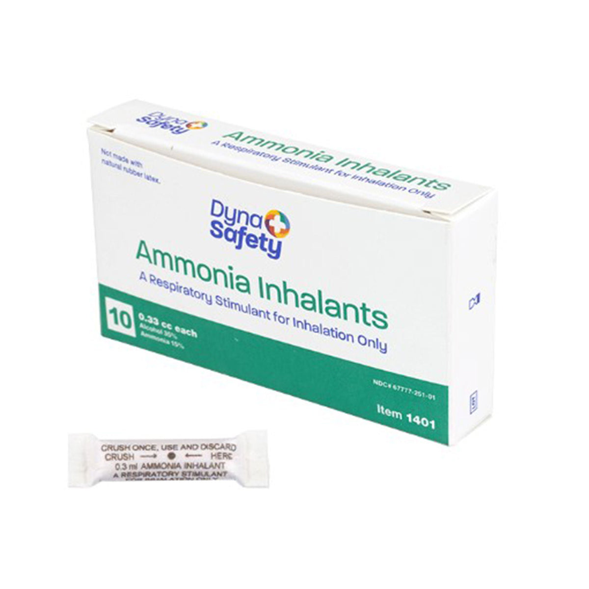 AMMONIA, AMP INHALANT (10/BX 50BX/CS)