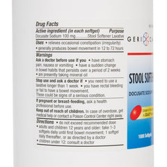 LAX DSS, SOFT GEL 100MG (1000/BT 12BT/CS)
