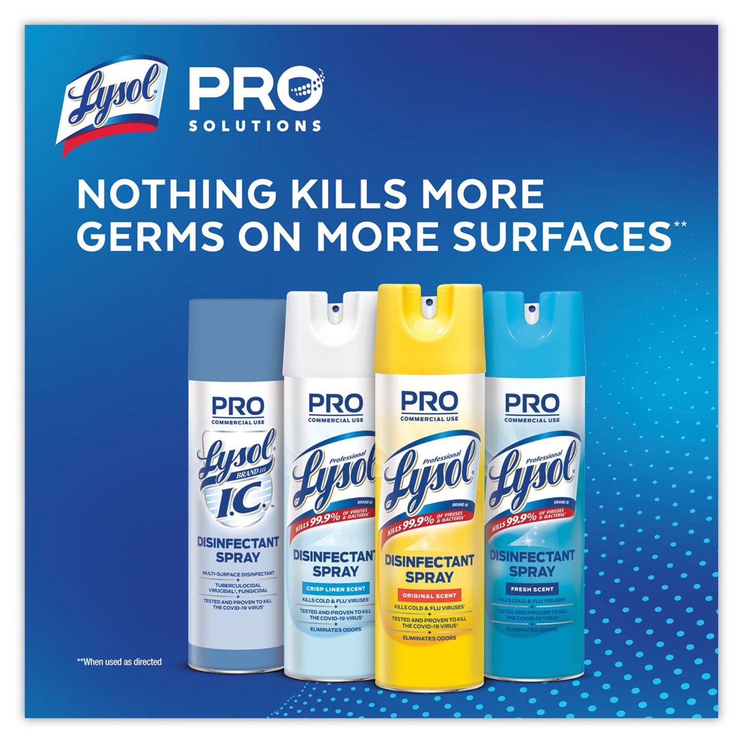 DISINFECTANT, LYSOL SPRAY 19OZ(12/CS)