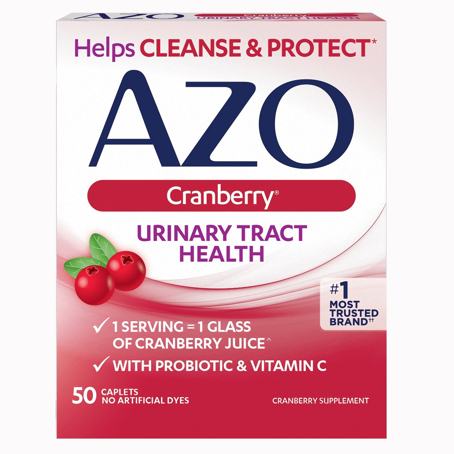SUPPLEMENT, TAB AZO CRAN (50/BX 24BX/CS)