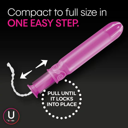 TAMPON, U BY KOTEX PREM SECURTY SUPER ABSRB (32/BX 6BX/CS)