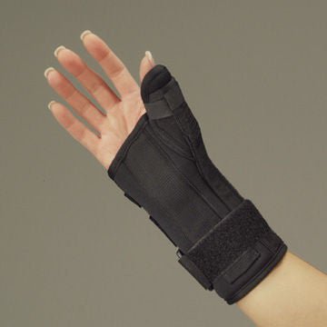 THUMB/WRIST SPLINT, FOAM RT MED 8"