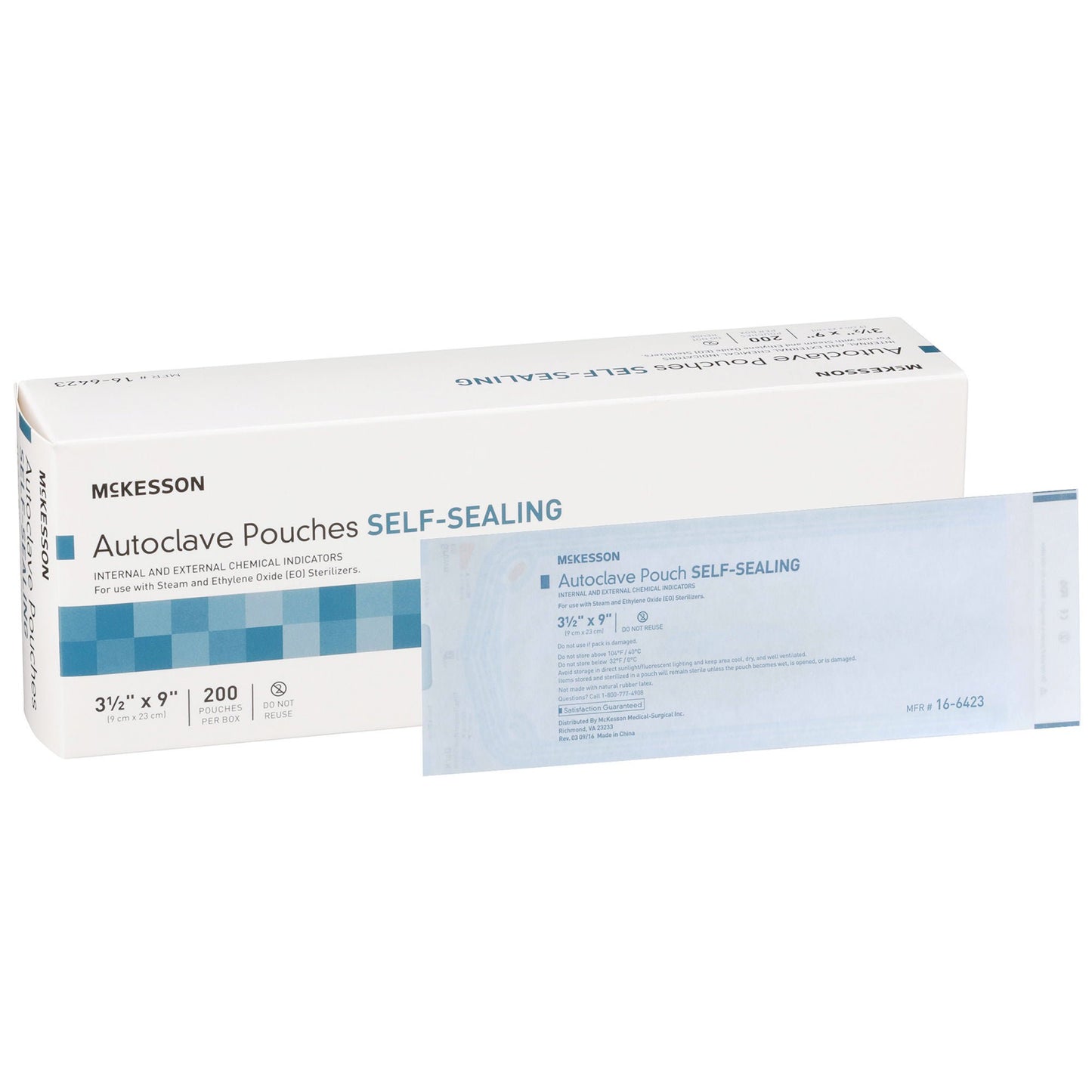 POUCH, SELF SEAL ECON 3.5X9 (200/BX 10BX/CS)